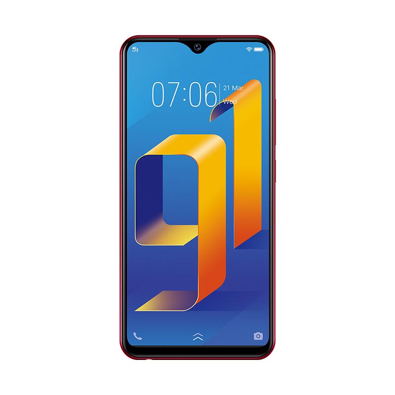 âˆš Vivo Y91 Smartphone - Glossy Red [16gb/ 2gb] Terbaru Agustus 2021