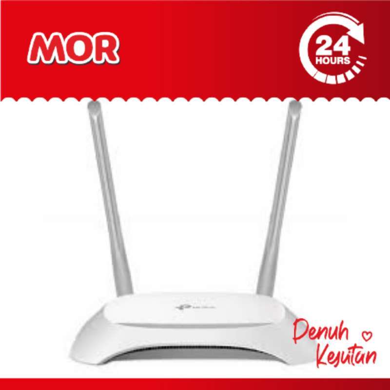 Jual TP LINK Wireless Router TLWR840N 300 Mbps Jaringan Kabel Wifi di Seller MOR Mart Poris