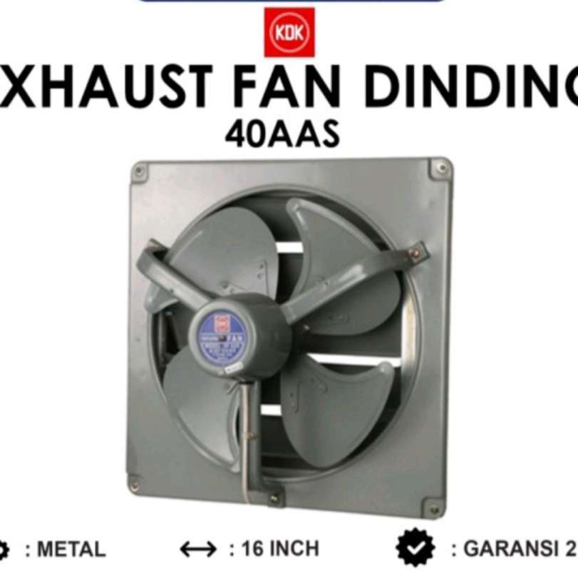 Jual KDK EXHAUST INDUSTRIAL FAN 16 INCH / KDK 40AAS / KDK EXHAUST 16