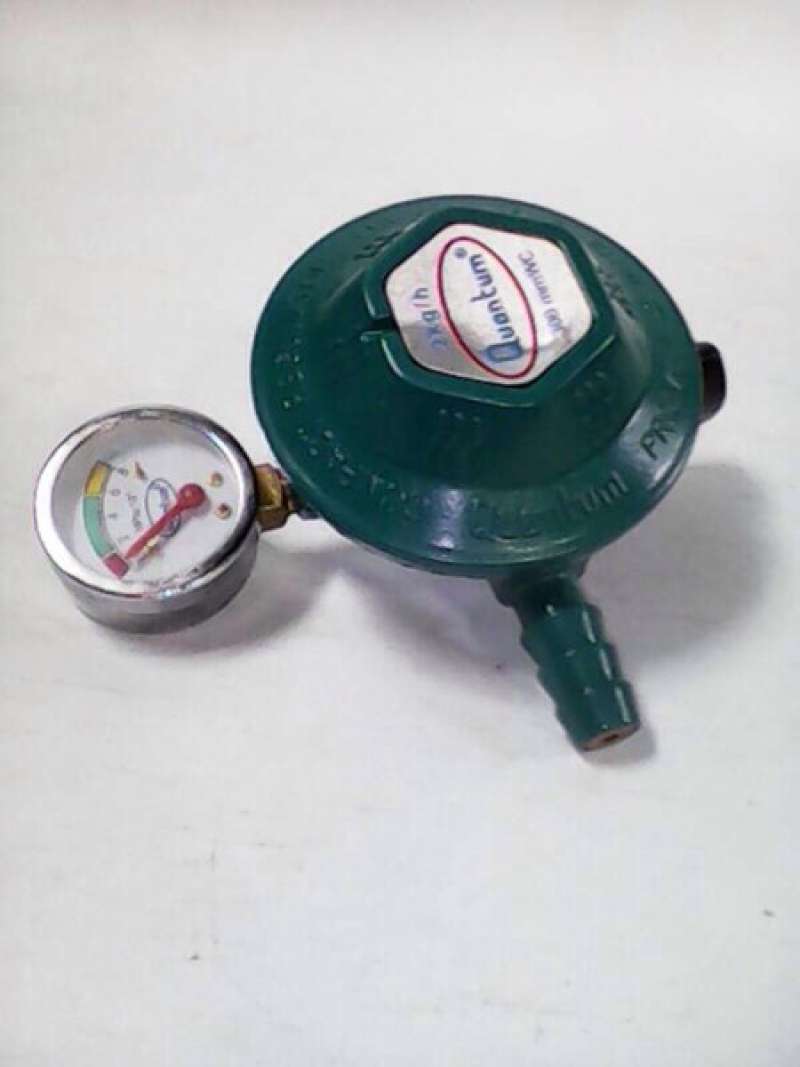 Promo regulator kompor gas + meter merk quantum QRL03 Diskon 5 di
