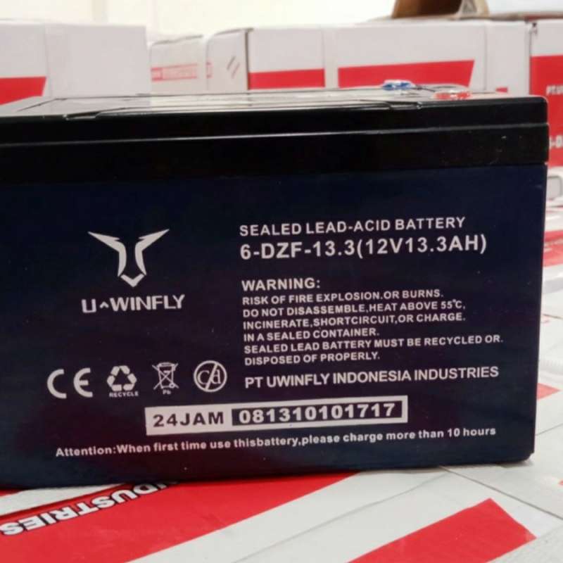 Promo Brecht Aki/baterai Uwinfly Sepeda Listrik Original 48v/12ah, 13