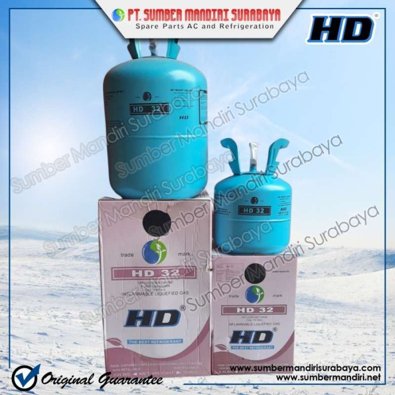 Jual GRATIS ONGKIR Freon AC R32 Refrigerant HD Tabung kecil 3 Kg di