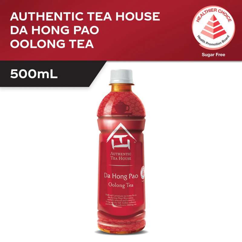 Jual Authentic Tea House Da Hong Pao No Sugar Oolong Tea 500ml di