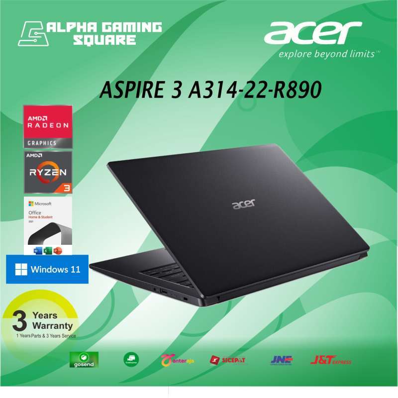Jual Laptop Acer Aspire 3 A314-22-r890-amd Ryzen 3-3250u/4gb/ssd256g ...