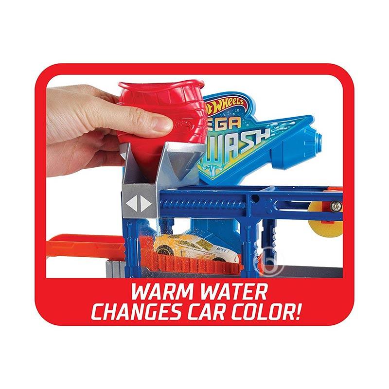 Jual Hot Wheels Ultimate Series Mega Car Wash Connectable Play Set