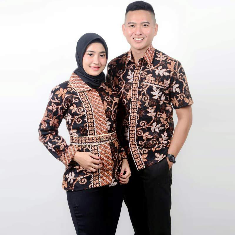 Desain Baju Batik Couple 2019