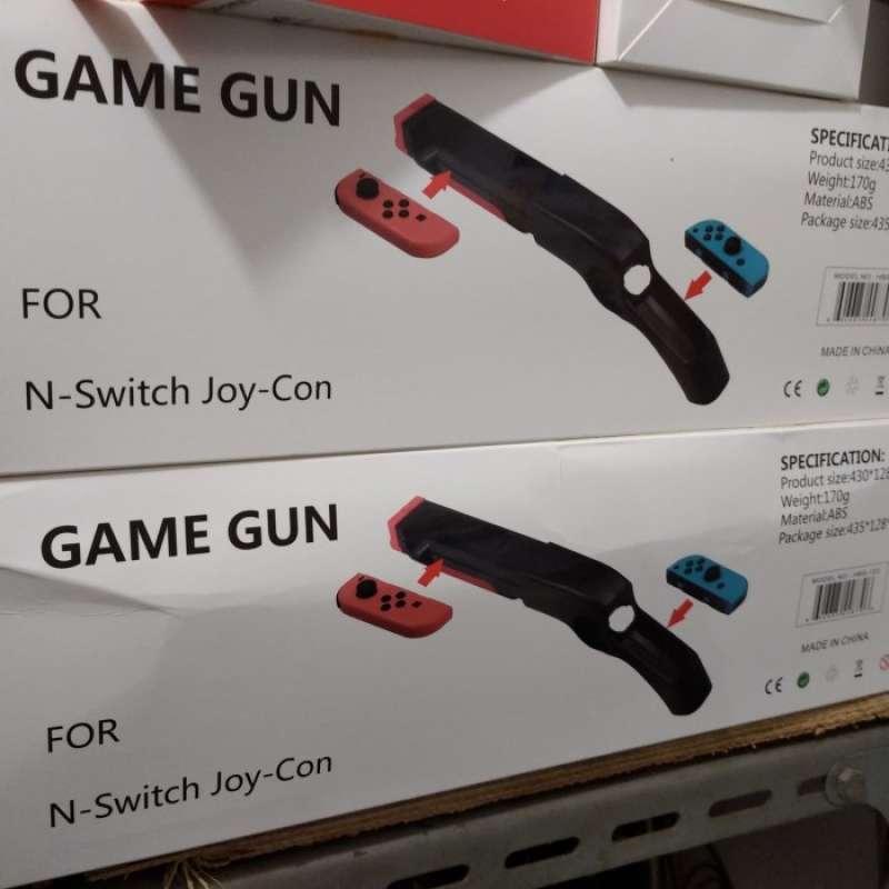 Promo Nintendo Switch Pistol/Game Gun for NSwitch JoyCon HBS122
