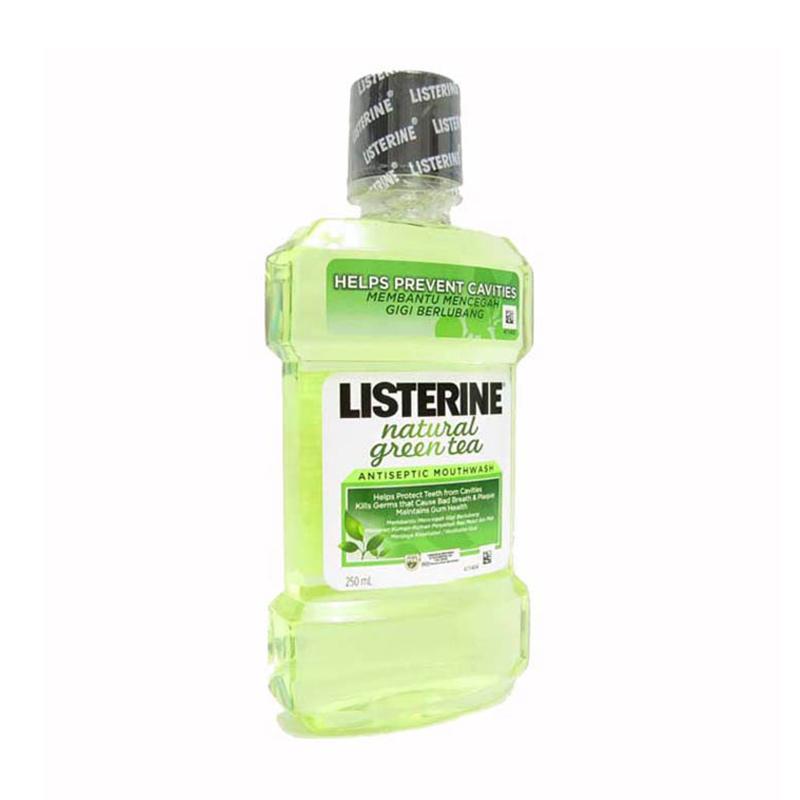 âˆš Listerine Natural Green Tea Obat Kumur Listerine [250 Ml] Terbaru
