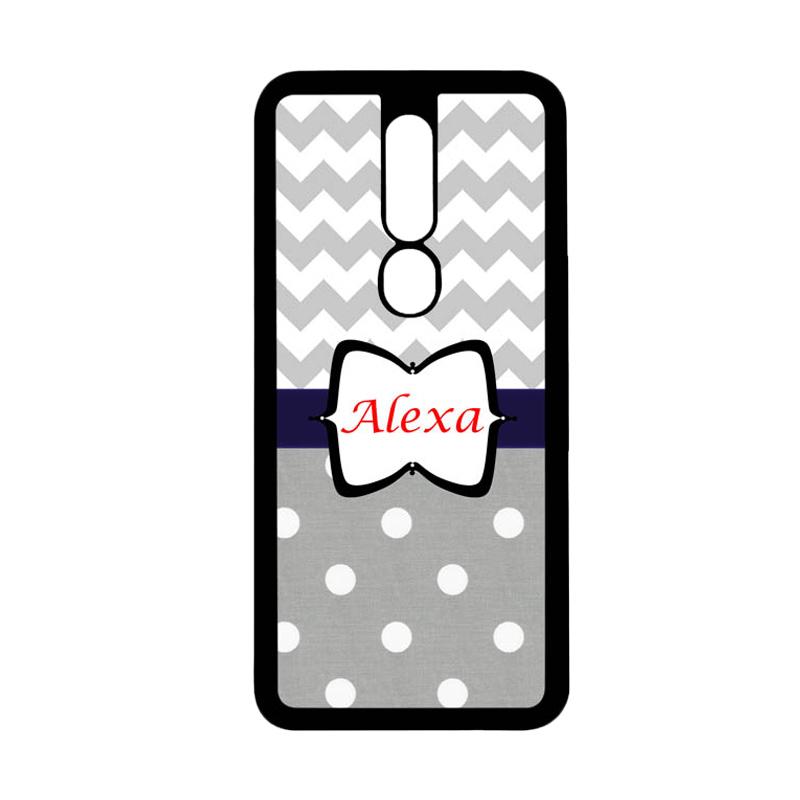 Jual Cannon Case Chevron Grey Nama Sendiri T0053 Custom
