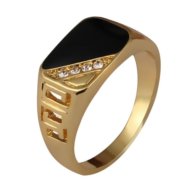 Jual Bluelans Fashion Men Concise Triangle Oil Drip