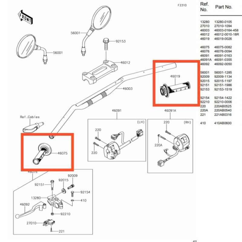 Jual Grip Set Kawasaki KLX 250 Original Ready Stock di Seller kubera