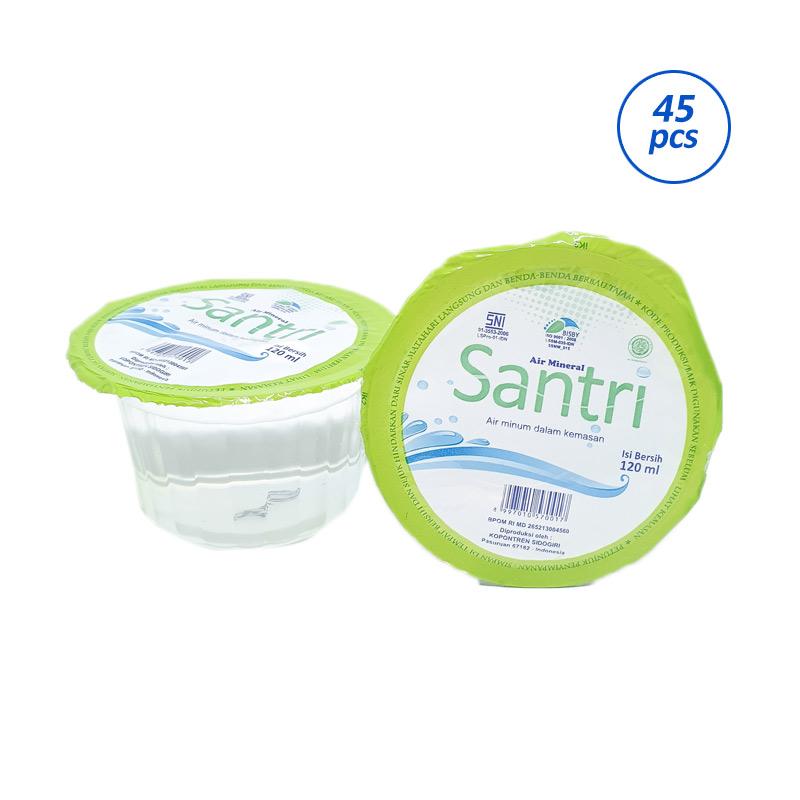 Jual Santri Air Mineral [120 Ml/ 1 Dus Isi 45 Gelas] Terbaru Juli 2021