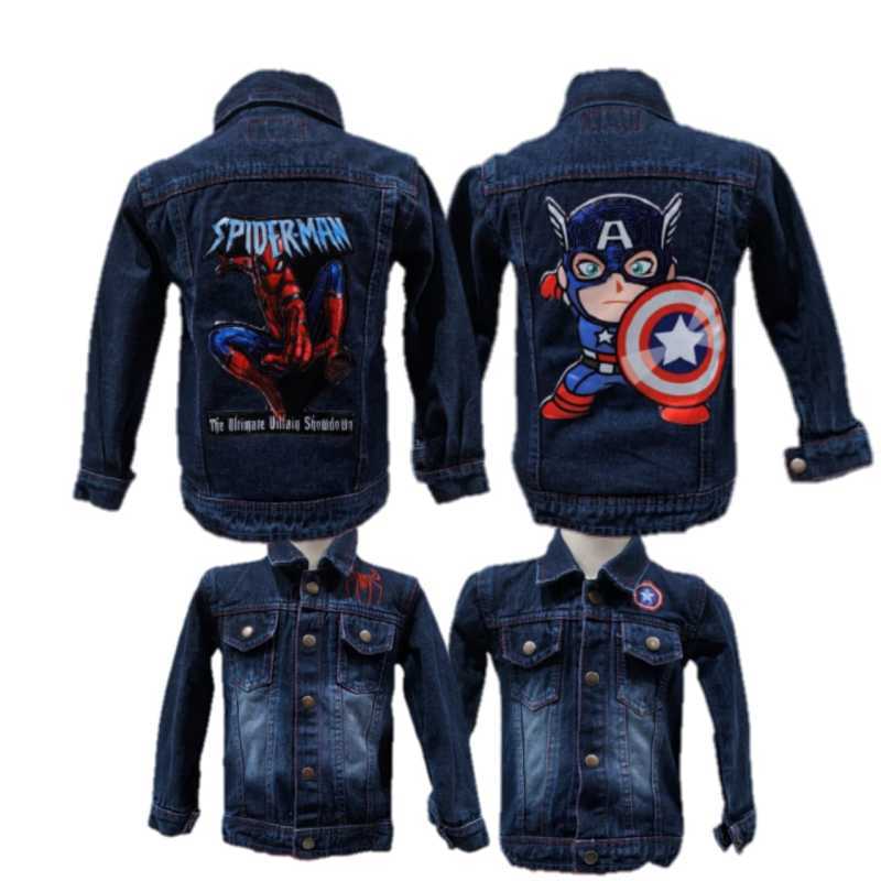 Jaket denim hoodie Clearance