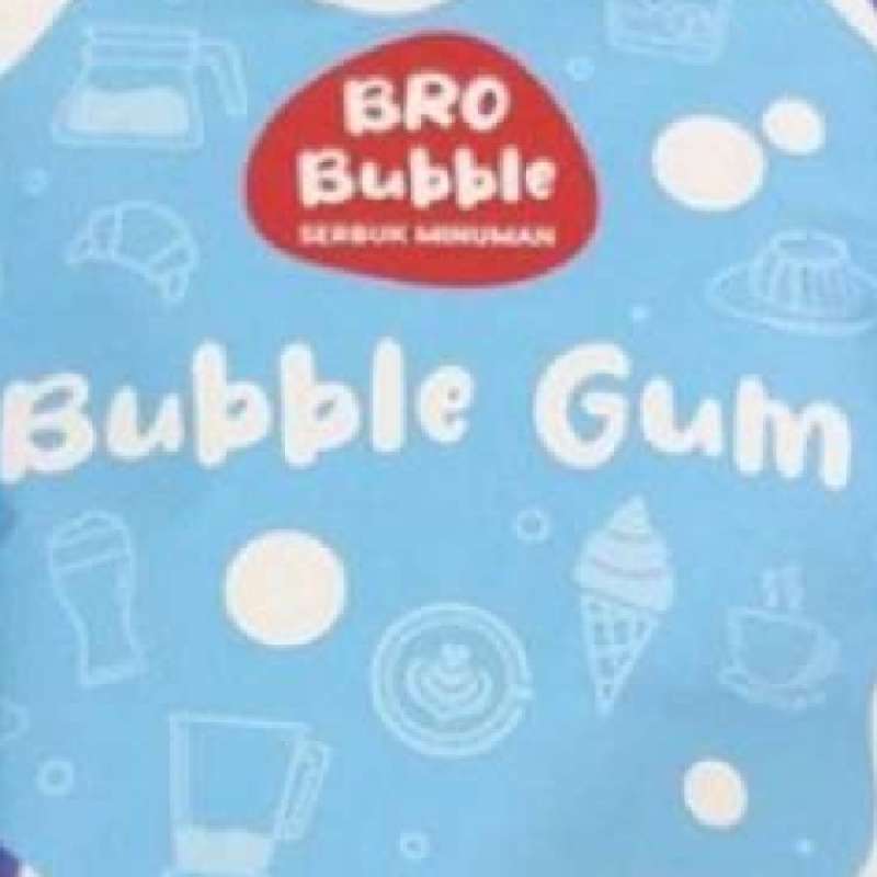 Promo Bro Bubble Serbuk Minuman Halal Rasa Bubble Gum / Permen Karet