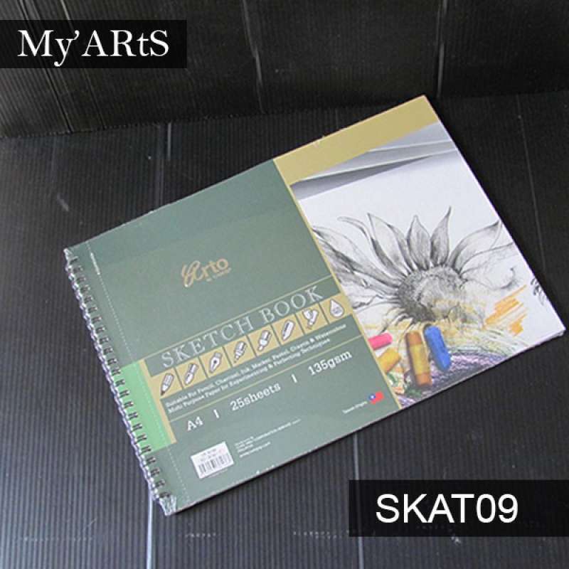 Jual Arto Sketchbook A4 135 gsm buku gambar myarts di Seller myarts