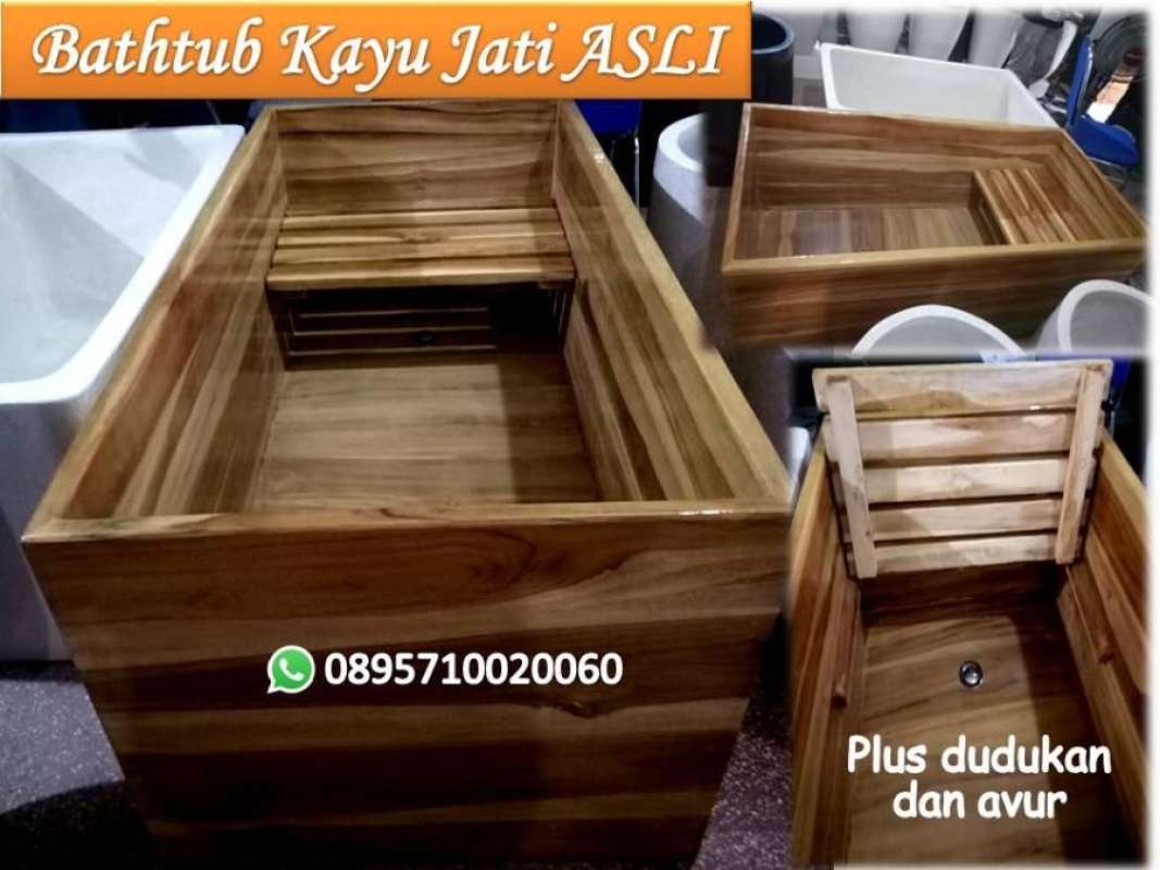 Jual Bathtub Kayu Handmade Etnik Bali Plus Dudukan Di Seller Nuansa Bali Terazzo Sawangan Baru