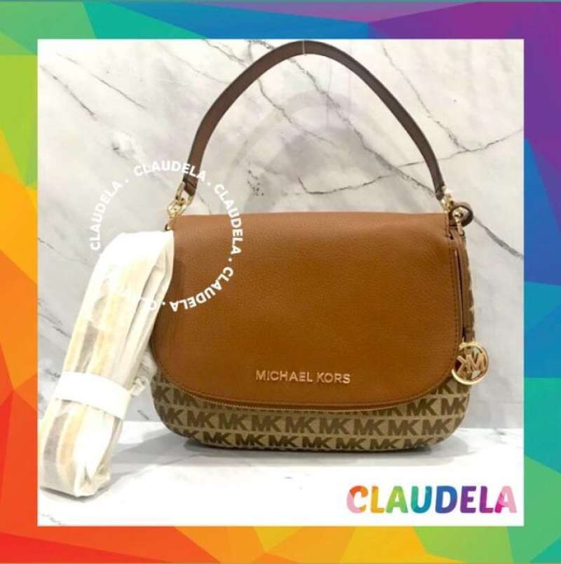 Jual MICHAEL KORS Bedford Flap Medium Convertible Shoulder Bag in