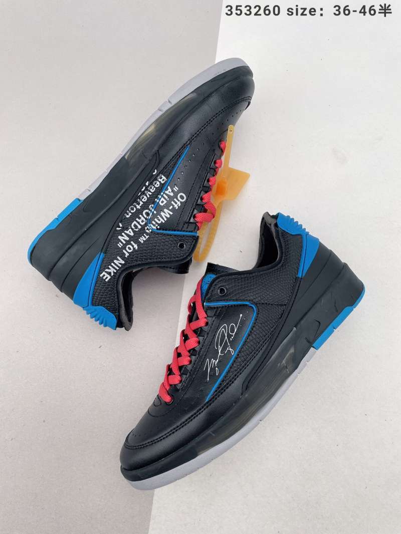 Promo Off white x NIKE AIR Jordan aj2 low SP heavy co