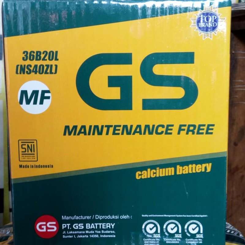 Jual Aki Accu Kering Baleno Hatchback, Kia Visto, Gs Astra Mf Ns40zl 35