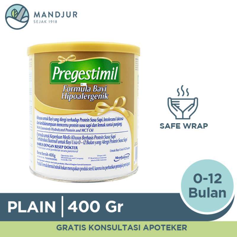 pregestimil 400g gr formula bayi hipoalergenik 400 gr