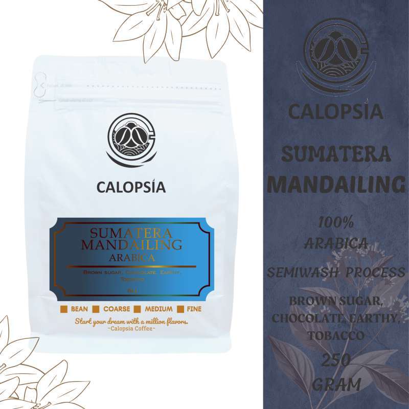 Jual Calopsia Murni Kopi Sumatera Mandailing Arabica Single Origin 250 ...