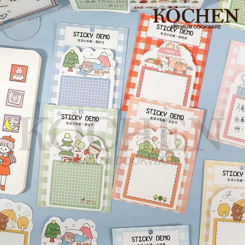Jual Kochen Sticky Notes Notepad Kertas Memo Pad Post It Note Cute Lucu ...