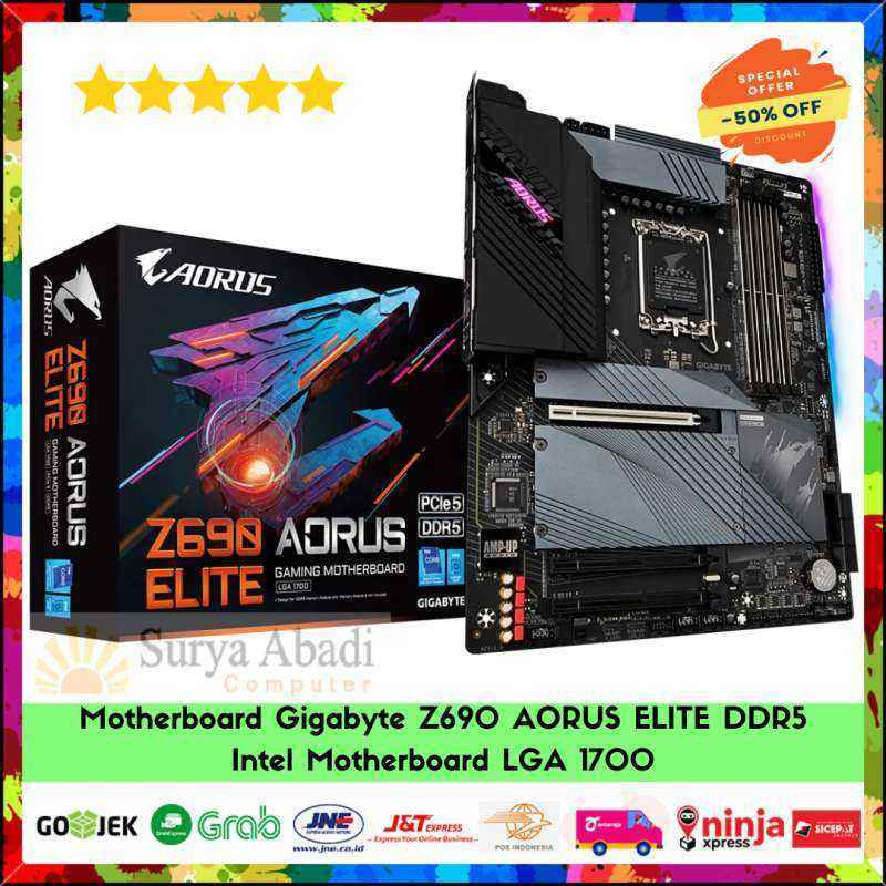 Promo Motherboard Gigabyte Z690 Aorus Elite Ddr5 Intel Motherboard Lga