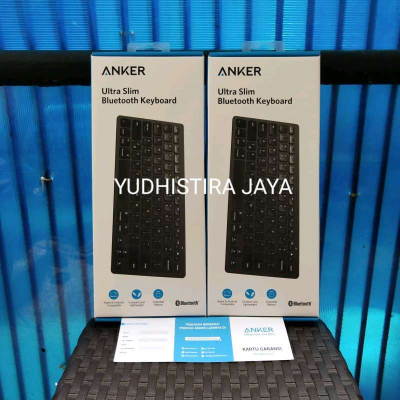 Jual Anker Keyboard Bluetooth Ultra Slim for Android iOS Mac OS