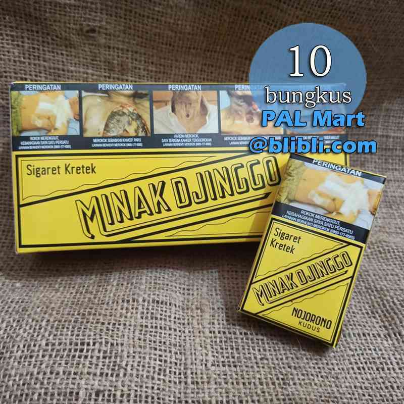 Jual Rokok Kretek Minak Djinggo 10 [1 Slop / 10 Bungkus @ 10 Batang ...