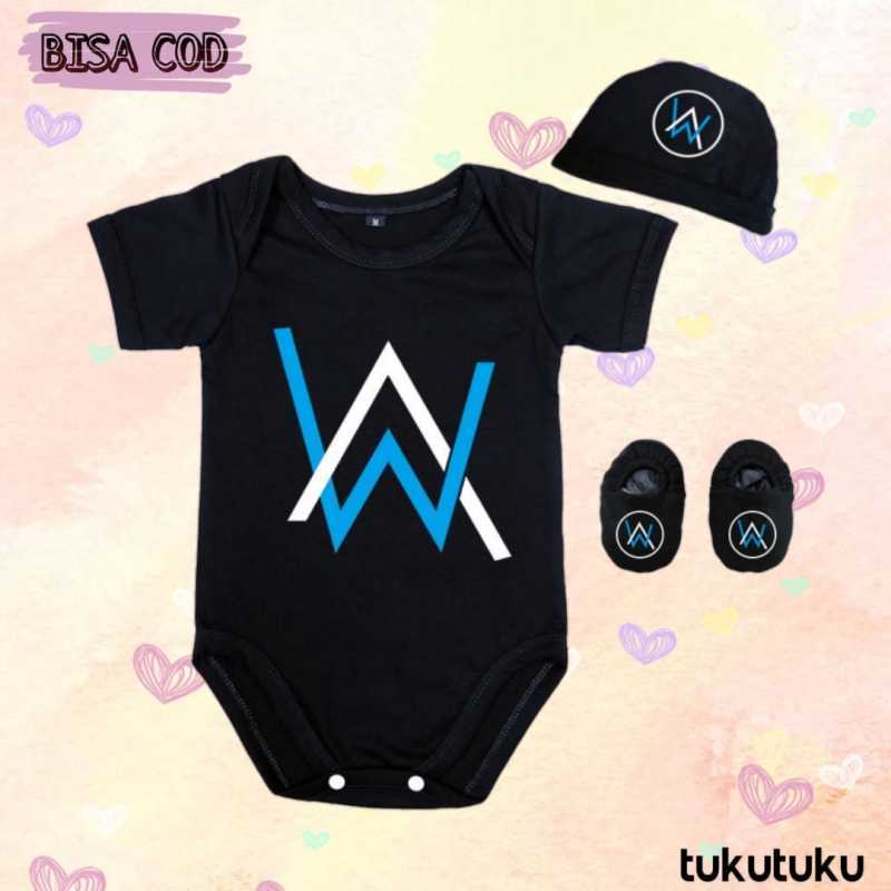 Jual Set Jumper Kaos Bayi dengan Kupluk dan Sepatu Electronic Dance