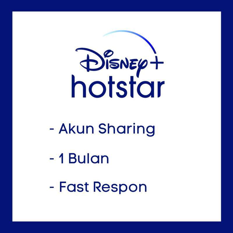 Promo DISNEY+ HOTSTAR PREMIUM SHARING Diskon 25 di Seller Bluein Store