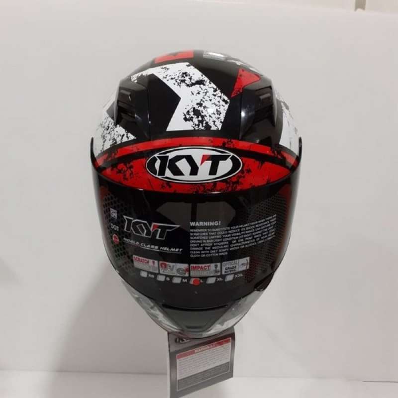 Jual Helm Kyt R10 3 Black White Red Kyt R10 3 Kyt R10 Smoke Visor