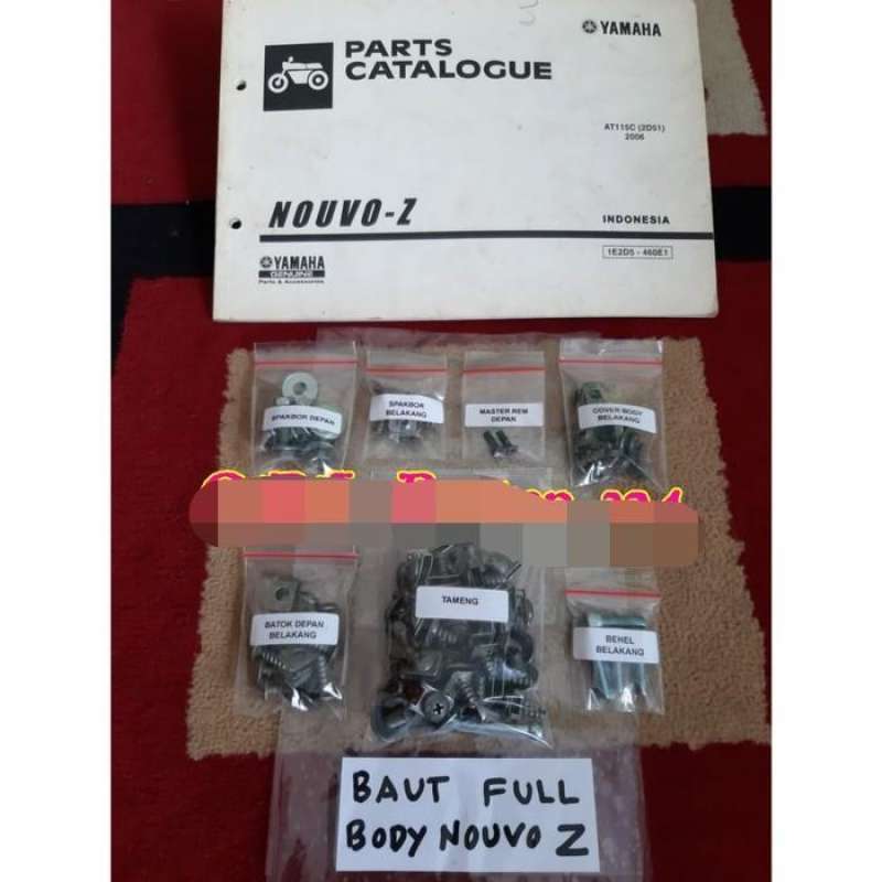 Jual Baut Full Body set Lengkap Yamaha Nouvo Z di Seller Bulbulstore