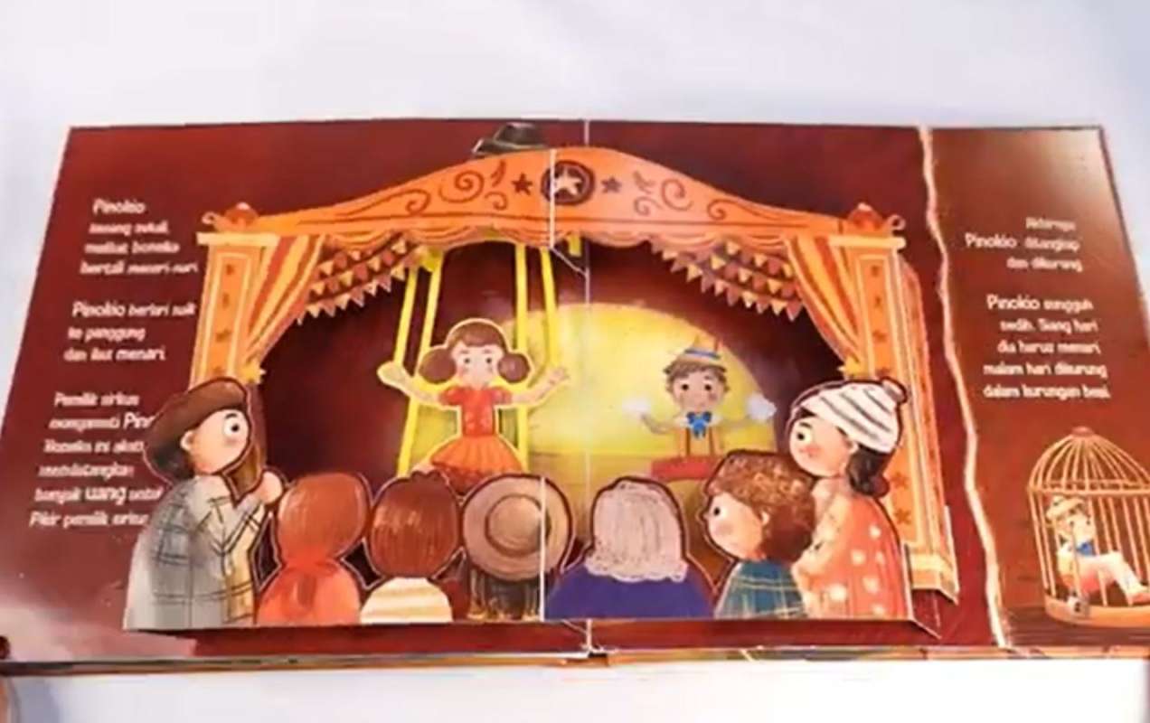 Jual Buku Cerita Anak Bergambar Pop Up - Popup Book Oopredoo - Dongeng ...