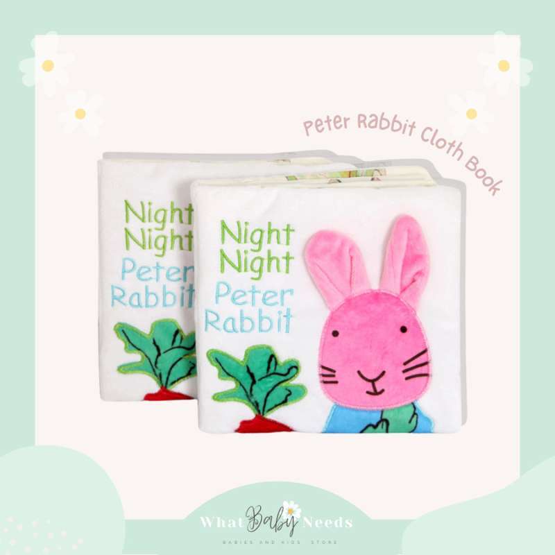 Jual Peter Rabbit Baby Book / Buku Kain Bayi / Baby Cloth Book / Story