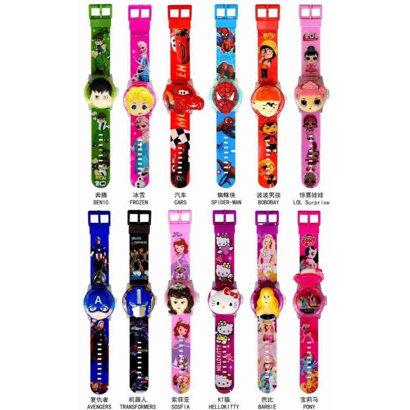 murahnian original jam tangan anak murah karakter proyektor laser lampu suara boboiboy elegan