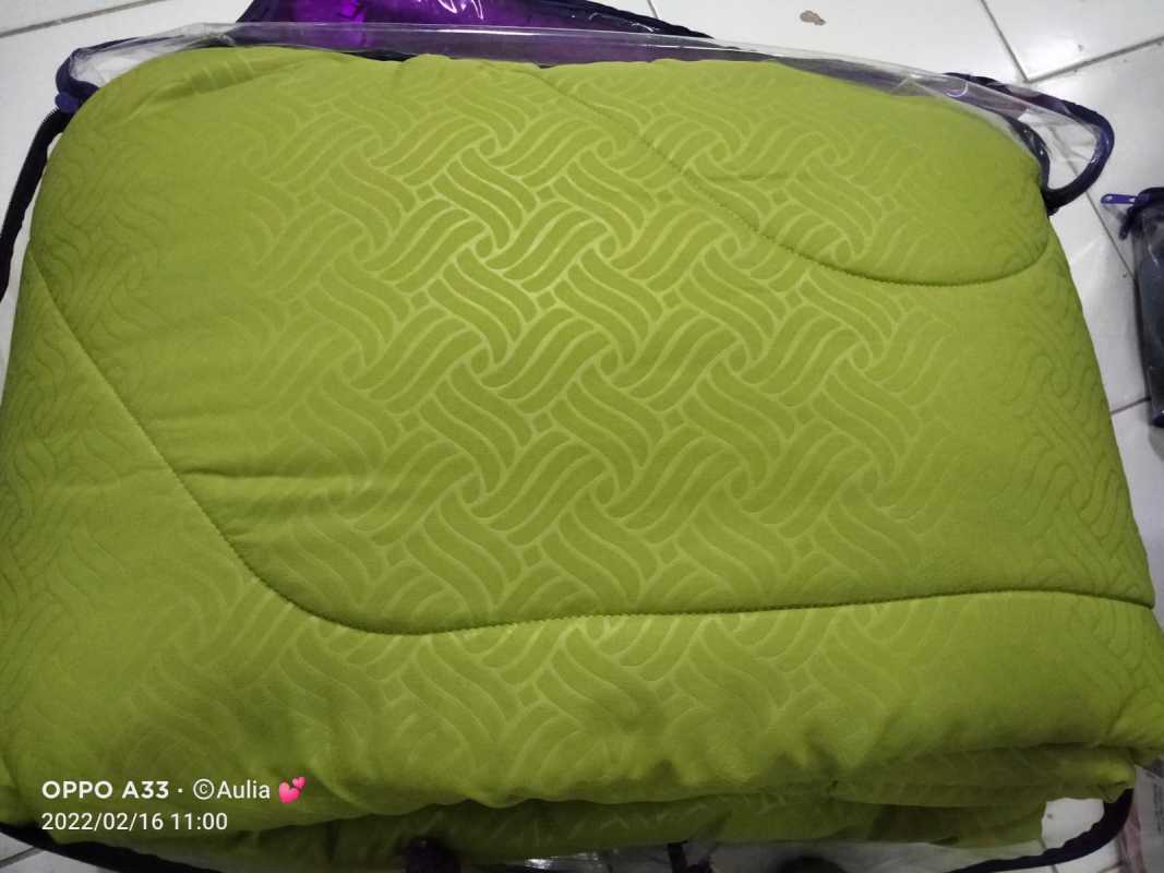 Jual Pantone Candy Hijau Bed Cover Set Bahan Microtex 160 X 200