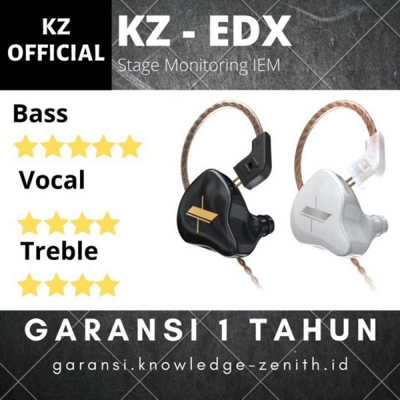 Jual Knowledge Zenith Kz Edx Dynamic Driver - Stage Monitoring Earphone ...