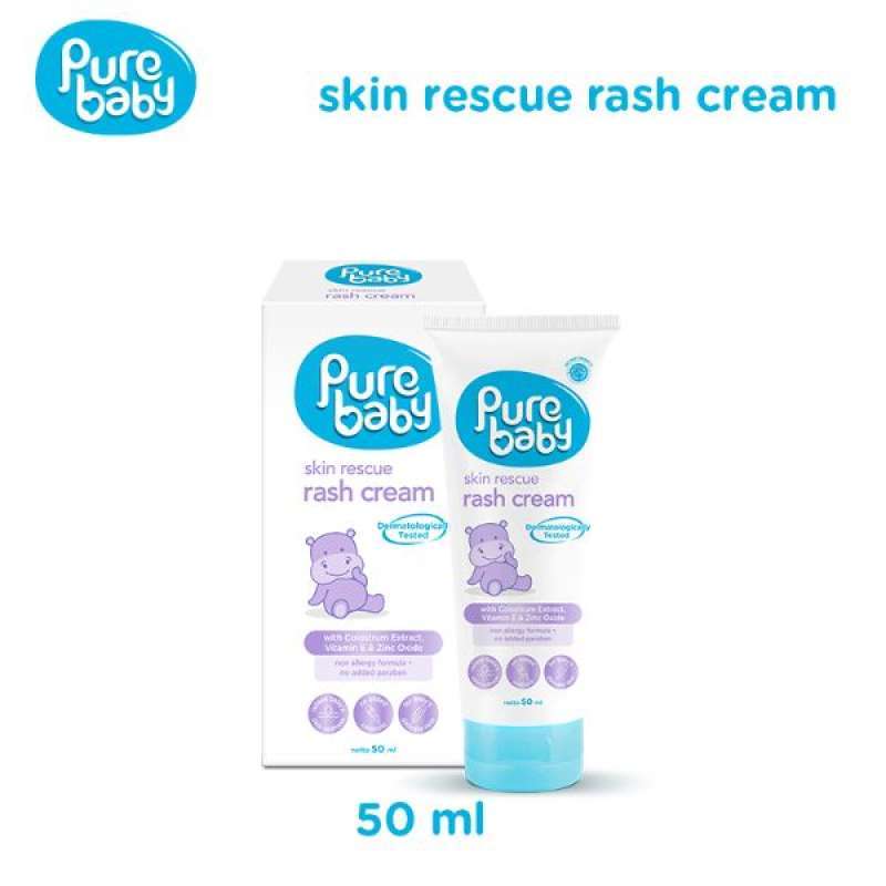Promo Pure Baby Skin Rescue Rash Cream [50 mL] Diskon 5 di Seller