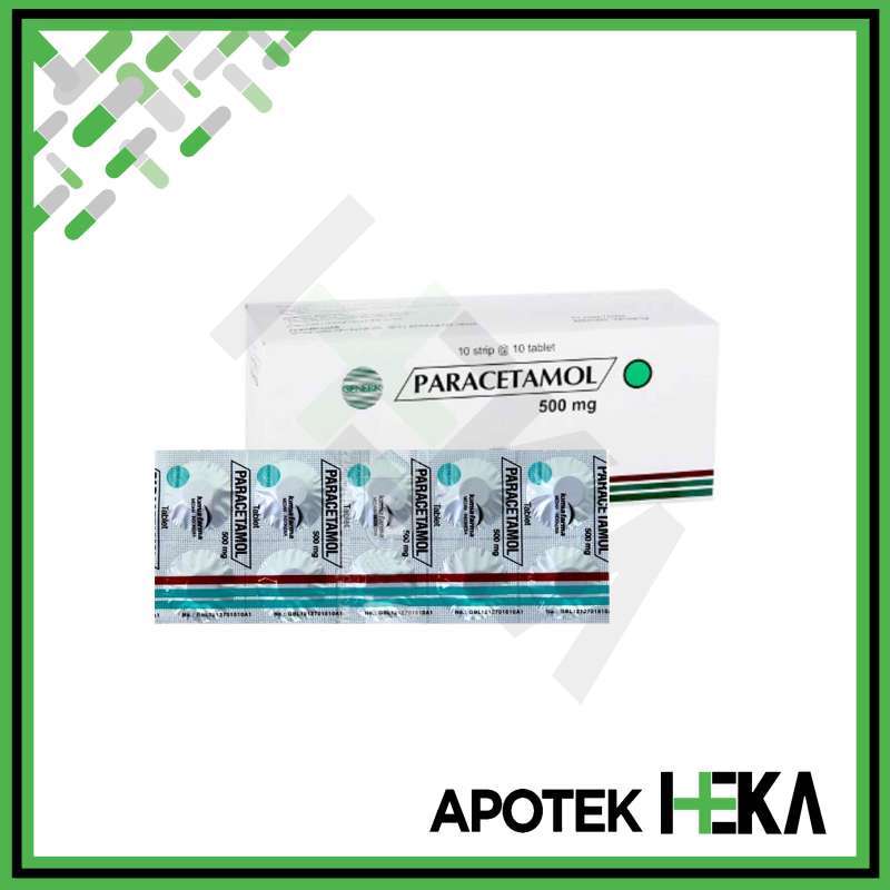Jual Paracetamol 500 mg Kimia Farma Box 10x10 di Seller Apotek Heka