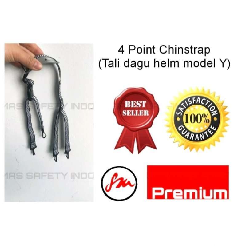 Jual TALI DAGU HELM PROYEK/HELM SAFETY/HELM KERJA MODEL 4 POINT HOOK Multicolor di Seller Bena