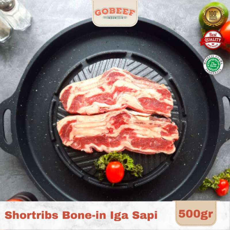 Jual Premium Short Ribs Bone In Iga Sapi Import BBQ Yakiniku Empuk 500