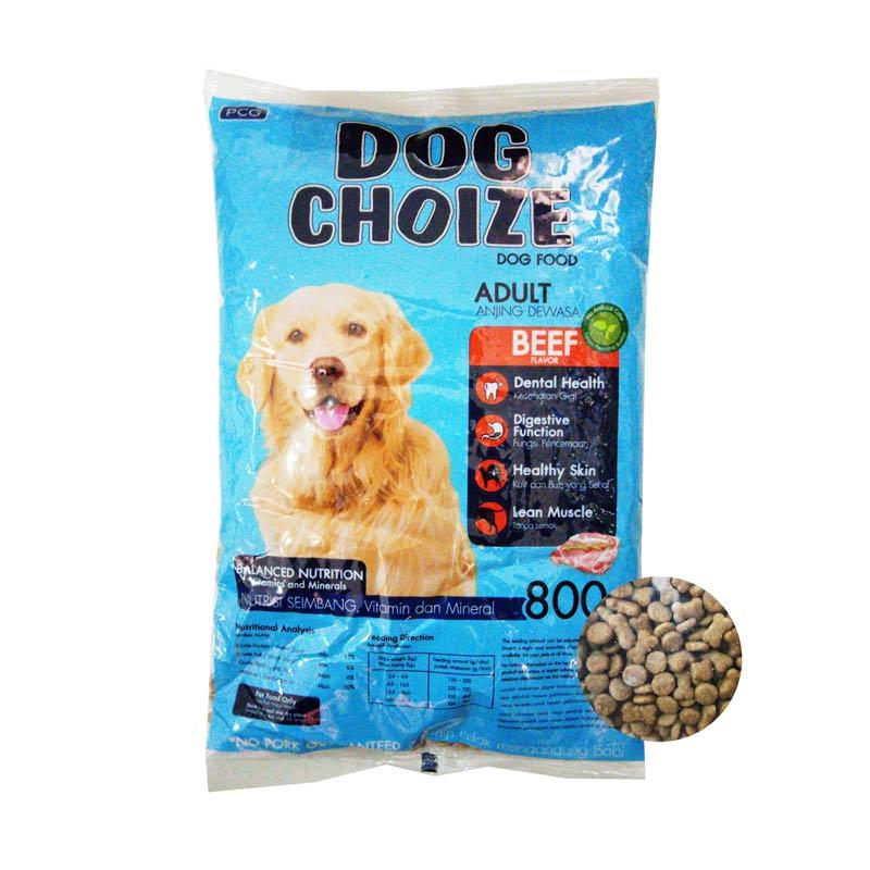 Jual Murah Dog Choize Adult Beef Flavour Makanan Anjing [800 g