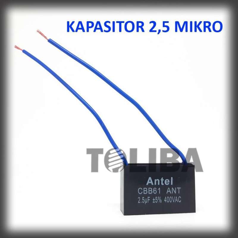 Jual Kapasitor Kipas Angin 2,5 Mikro / Capasitor Kipas 2.5 Uf Di Seller Toliba Cengkareng