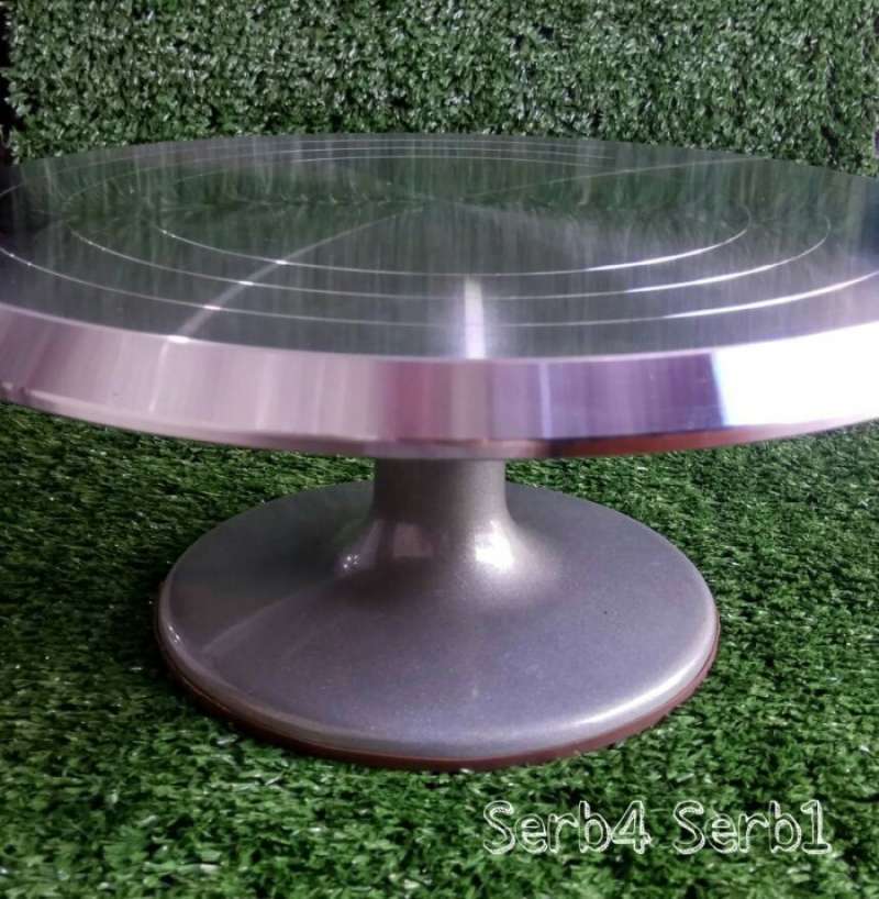 Jual Lazy Susan Impor D 30cm / meja putar kue/ turning table di Seller