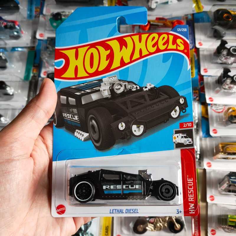 Hot Wheels 2022 Camión De Policía Lethal Diesel 1:64 Escala 3 Pulgadas Unisex Niños Y Hombres