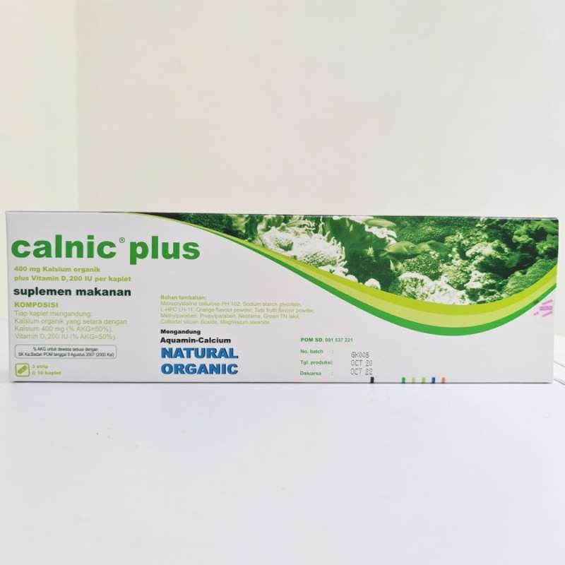 Calnic Num Jual Calnic Plus Tablet Suplemen Untuk Mengatasi Kekurangan Kalsium 1 ...