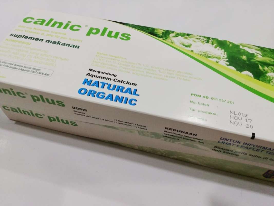 Calnic Num Jual Calnic Plus Tablet Suplemen Untuk Mengatasi Kekurangan Kalsium 1 ...