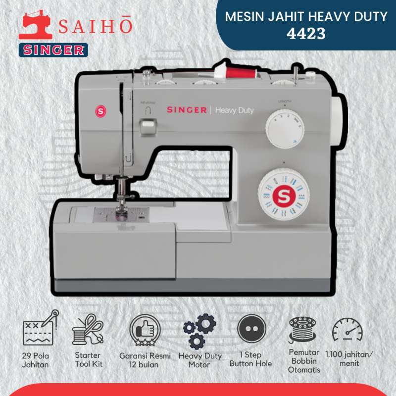 Jual SINGER 4423 Mesin Jahit Portable Heavy Duty di Seller SAIHO