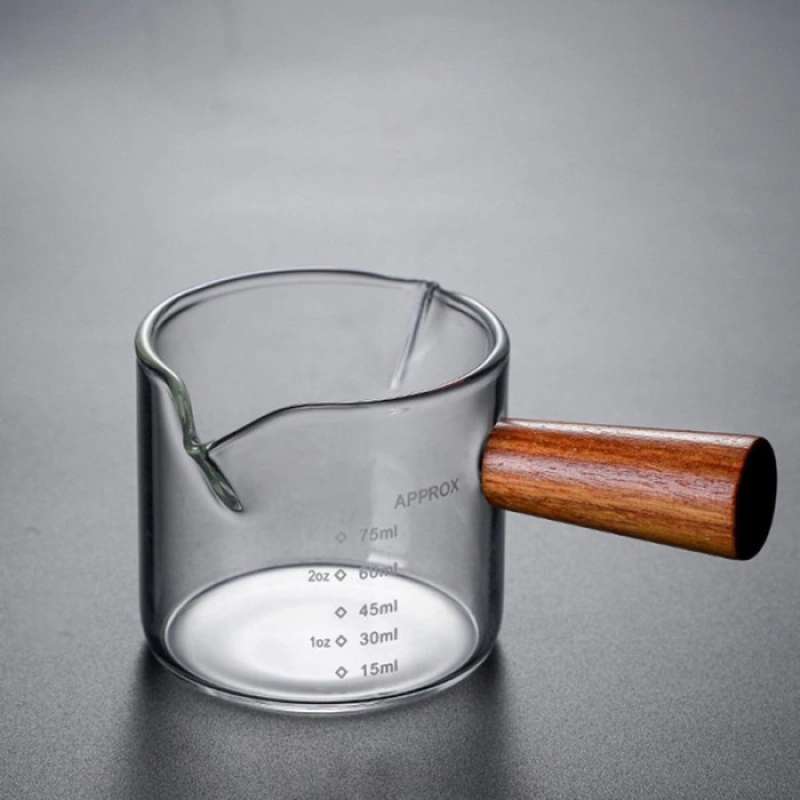 Jual DROHOEY GELAS TAKAR ESPRESSO MEASURING CUP DOUBLE MOUTH 70ML - S08 ...